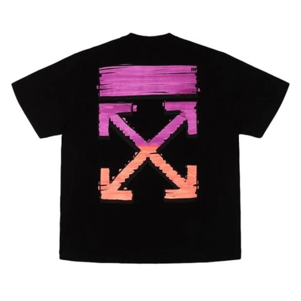 Off-White T-shirt Pink Logo